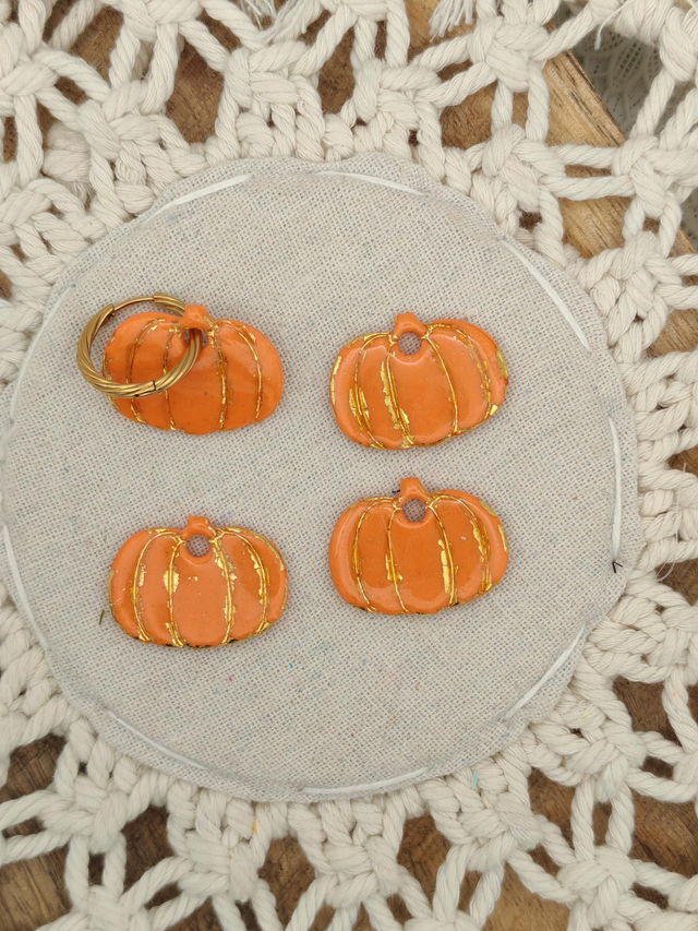 Citrouilles orange doré 