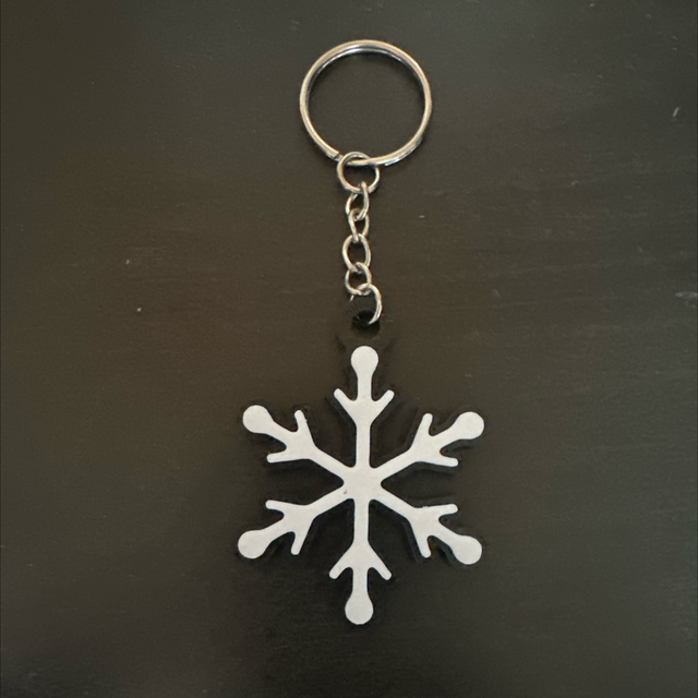 Sneeuwvlok sleutel hanger