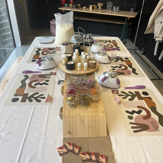 evjf 18 avril matin 6pers bougies