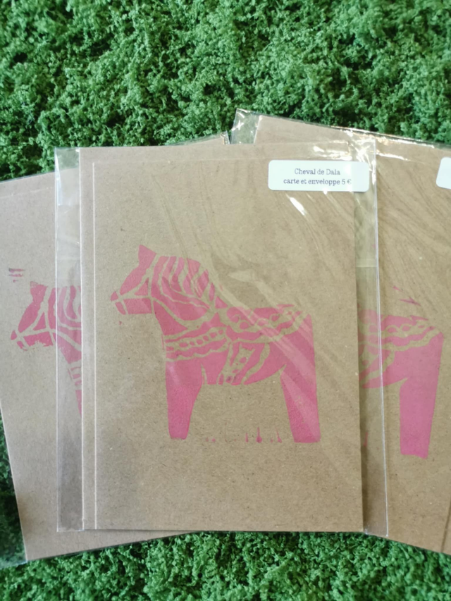 Cheval de Dala rouge