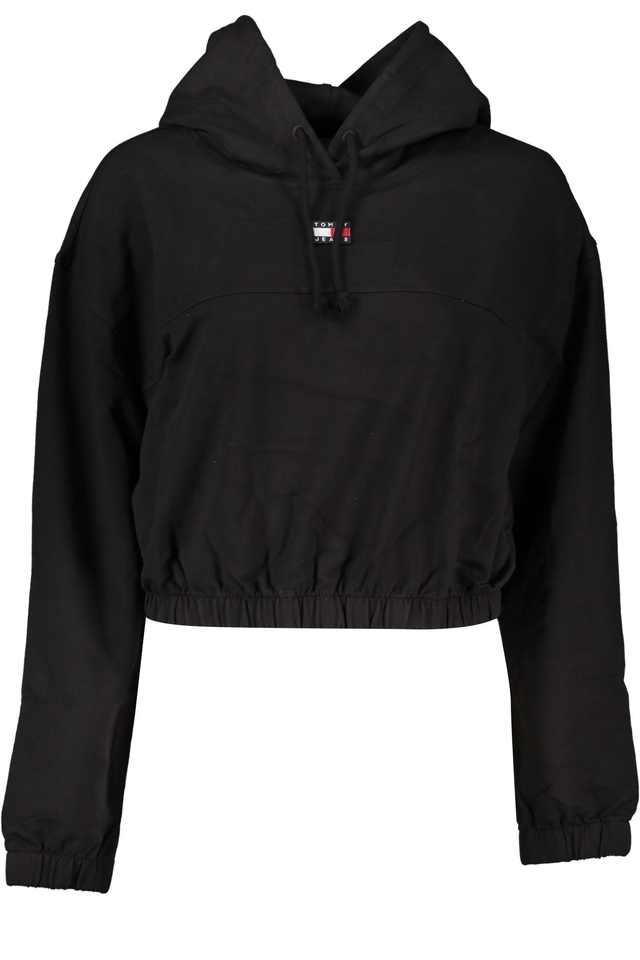 TOMMY HILFIGER FELPA SENZA ZIP DONNA NERO