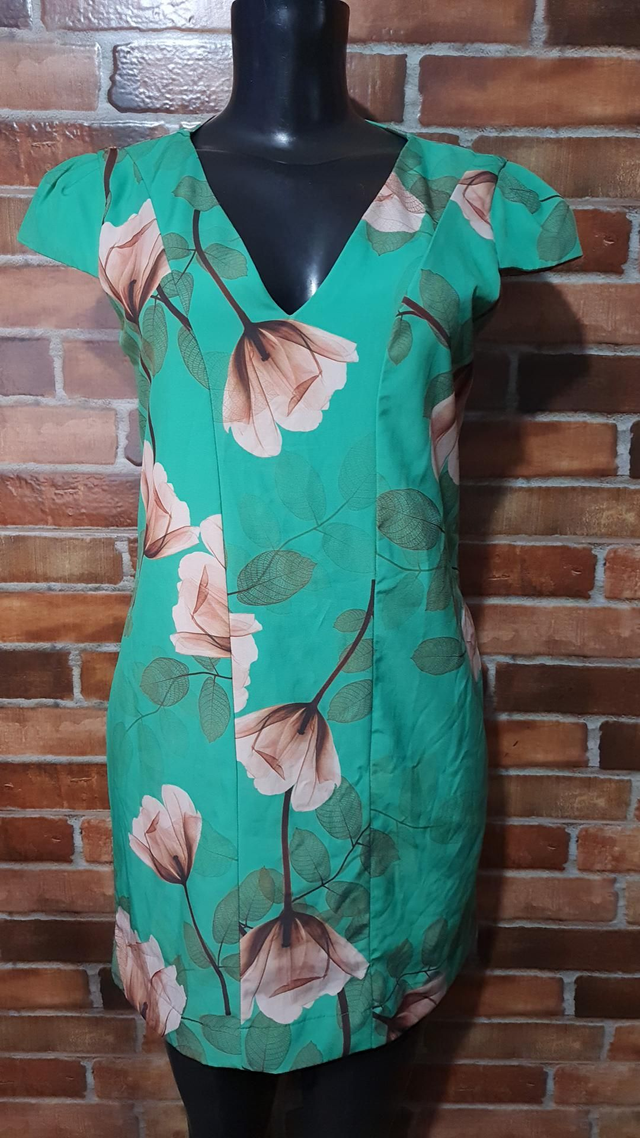 Vestido Tubinho Florado, T/PP