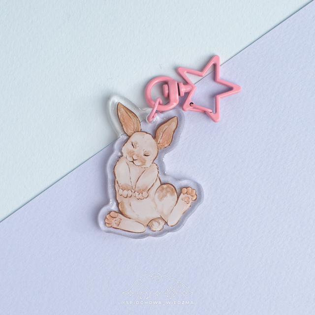 Króliczek glitter epoxy | ZWIERZĘTA