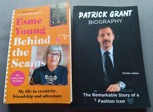 ESME YOUNG Behind the Seams and PATRICK GRANT Paperback Biographies  