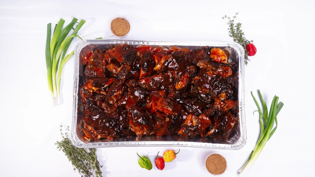 BBQ Chicken (Mixed Parts) - Large Tray (18-20 servings) 