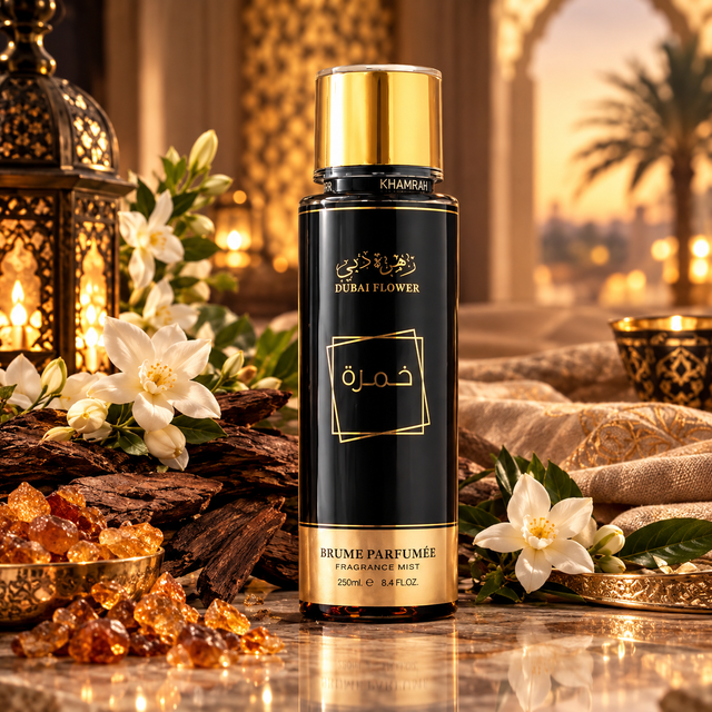 Brume Parfumée 250 ml – Parfum Corps &amp; Cheveux aux Notes de Cardamome, Rose, Ambre et Bois de Santal