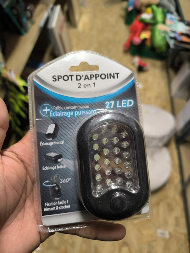 SPOT D'APPOINT 27 LED