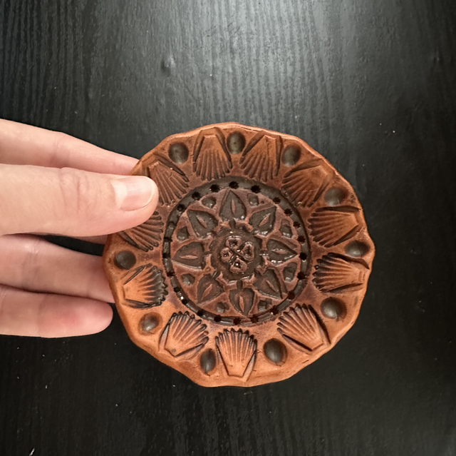 Handmade Clay Incense Burner Gift Set – Unique Piece