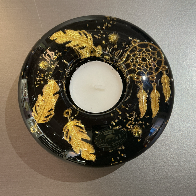 Dreamlight zwart goud 12 cm