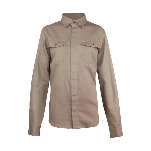 Blusa Ignifuga Absolute Fire Antiestático FRST NFPA 13034 Beige Mujer