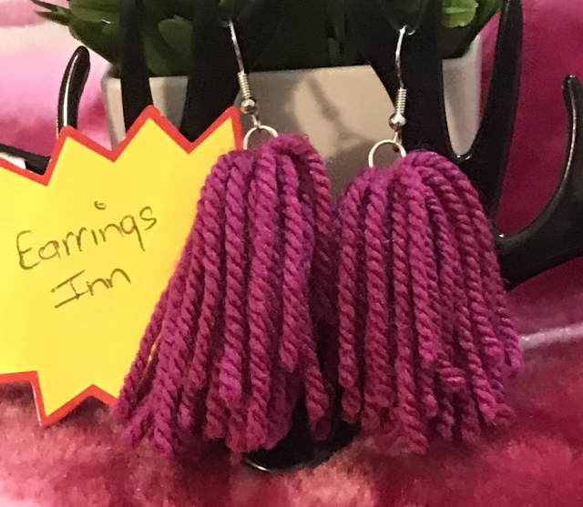 Plain Fabric Earrings - PFE23