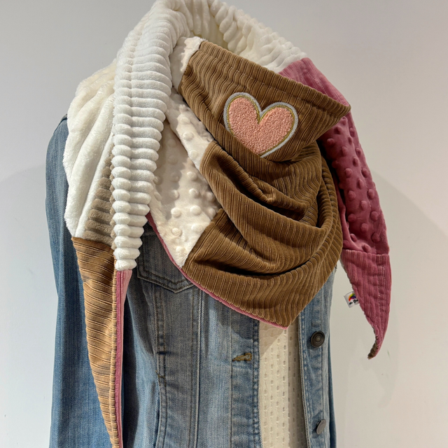 Maxi Chèche Enfant Double Patchwork K01