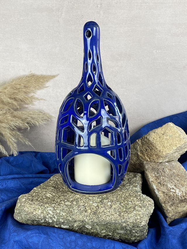 Lanterne TERRALMA bleu nuit