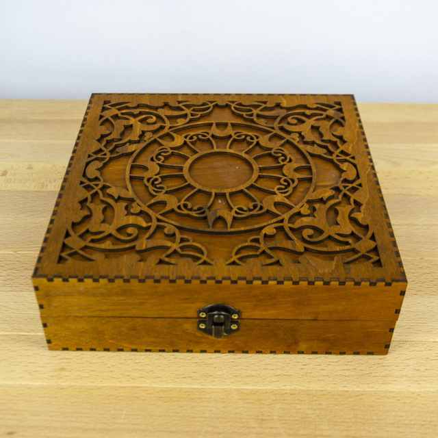 Wooden Bobbin Organiser 