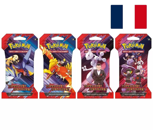 Artset 4 boosters blister Rivalités Destinées EV10 FR
