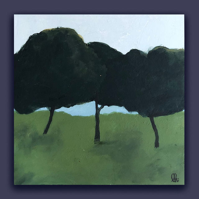 petit tableau les arbres 3 20X20 