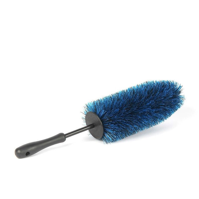 Wheel Brush - Anti scratch, Long, conical, dual fibre wheel and engine brush.