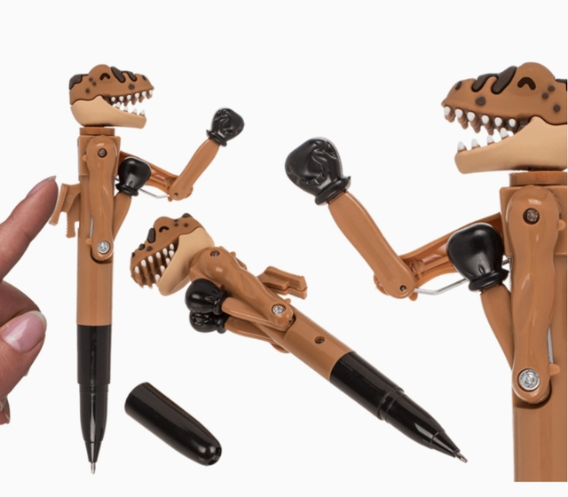 Stylo Dinosaure boxeur