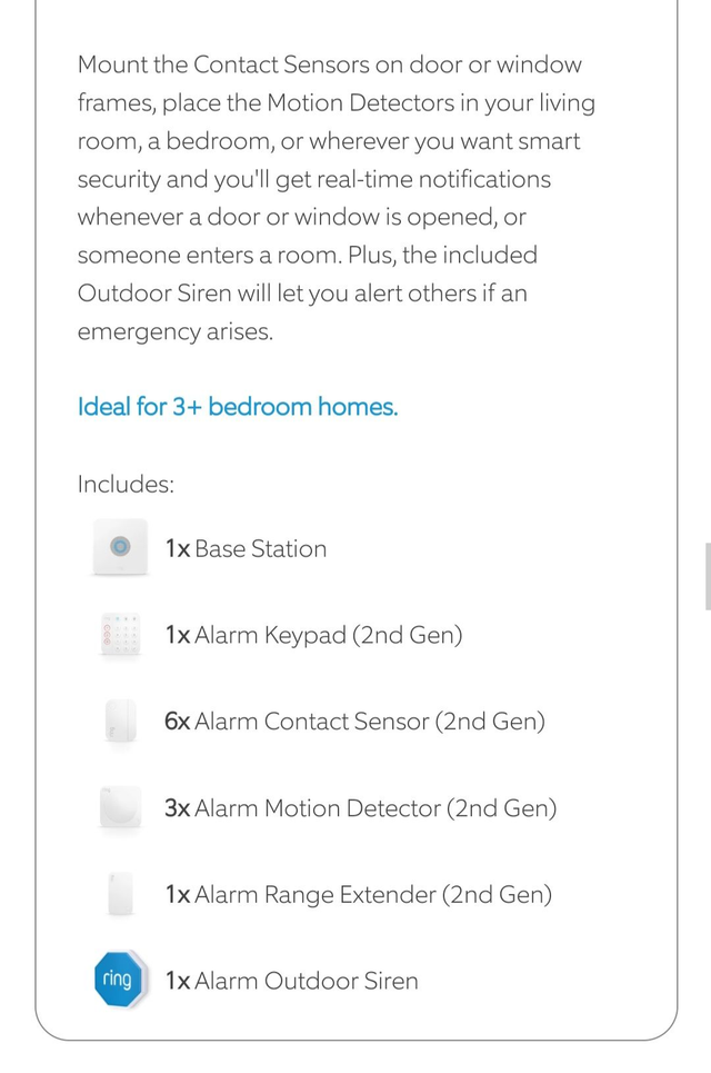 Ring Alarm Pack [XL] With Siren