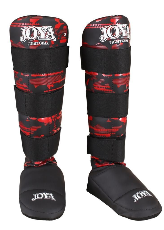 Joya Kinder Camo V2 Scheenbeschermers - Rood