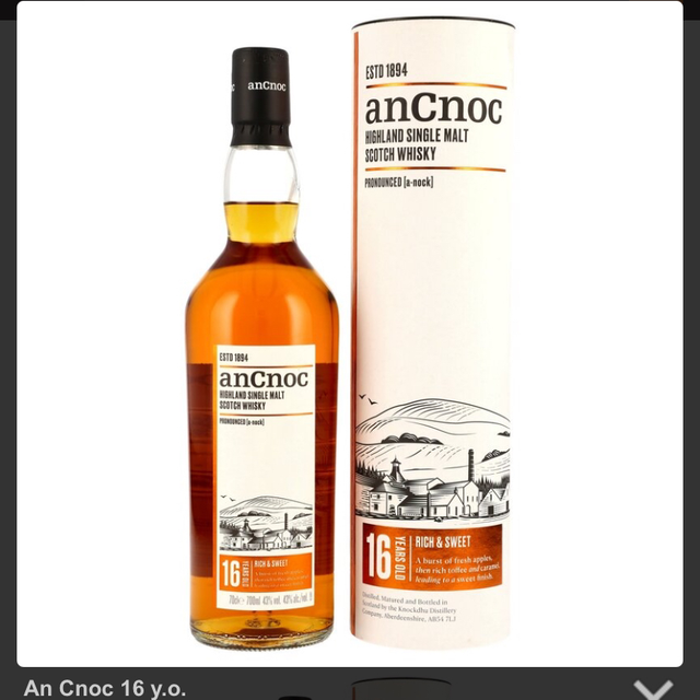 an Cnoc 16yo Rich & Sweet