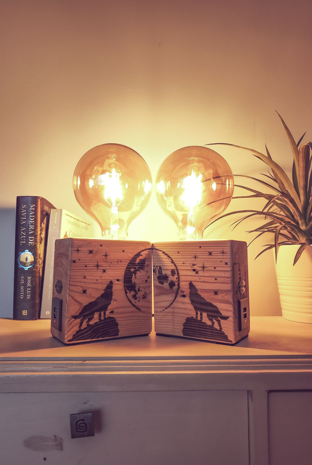 Lámpara Taco &quot;Lobos&quot;