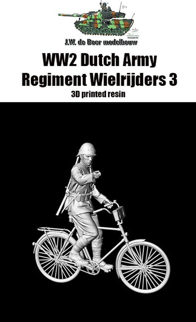 WW2 Dutch Army Regiment Wielrijders 3 (Available in 1/35, 1/48, 1/72 and 1/87)
