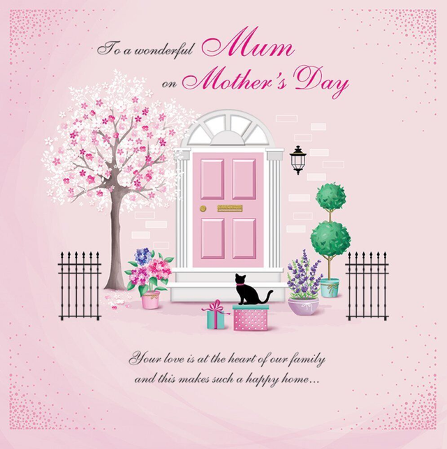 Mum Mothers Day Card Large Size Door Design
