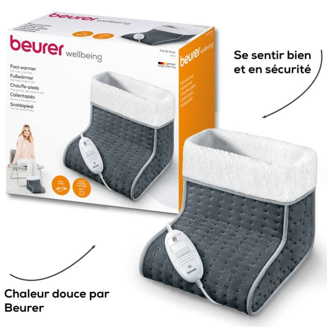 Beurer chauffe pied cosy gris FW20 