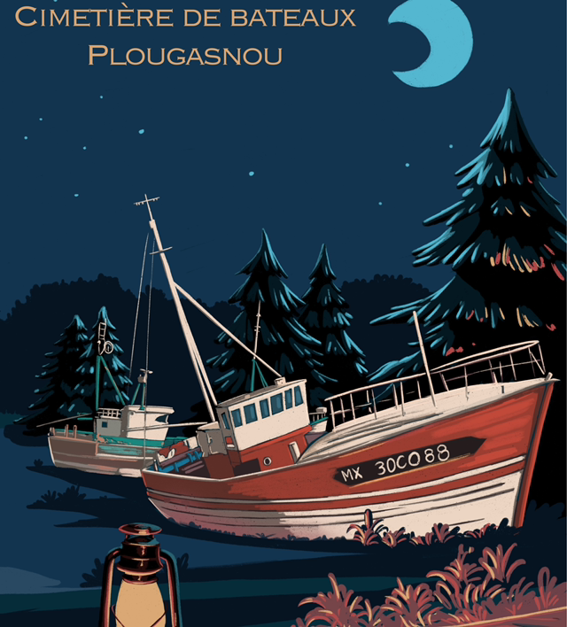 Plougasnou Cimetière de bateaux 
