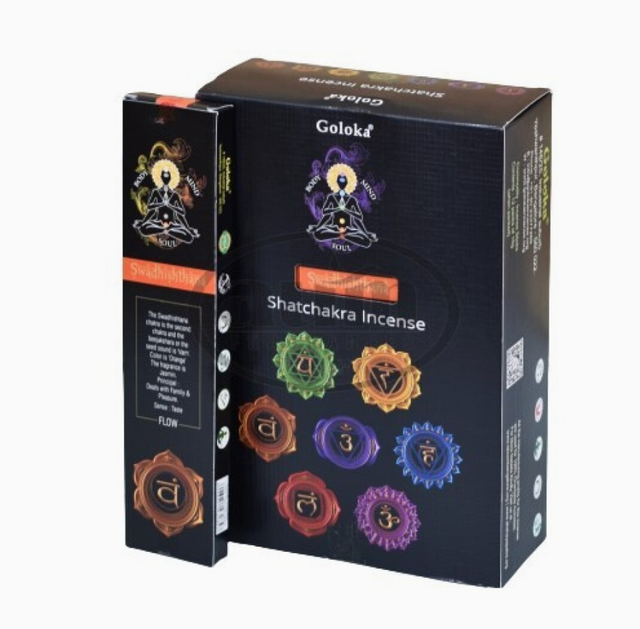 Encens naturel Goloka Noir " Svadhisthana " Sacré