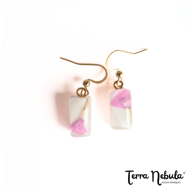 Boucles d'oreilles fleuries Ballerine | BO038