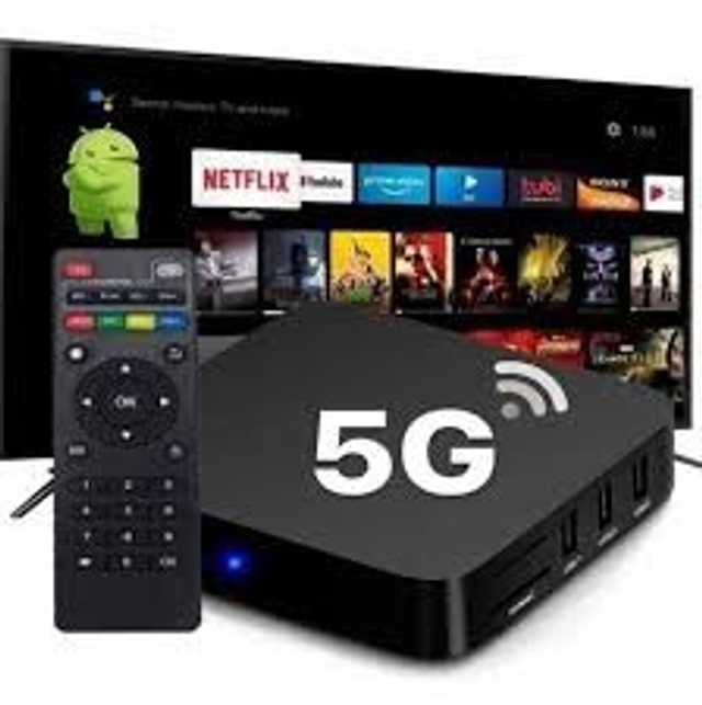 Aparelho Conversor Transforme Sua Comum Em Smart 4k Cor Preto Tipo de controle remoto Padrão