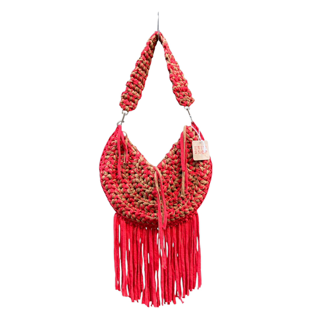 Sac rond à franges