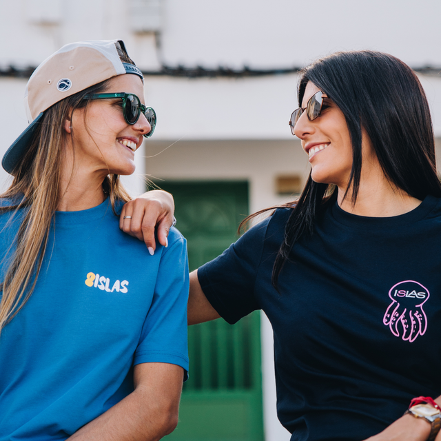 Camiseta 8 islas azul