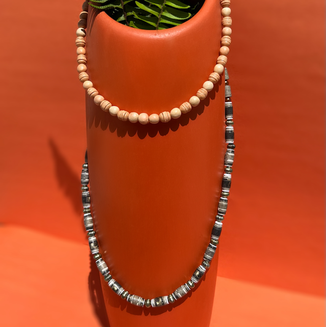 Combo Colares Collab ERA Cinza — Peça ÚNICA