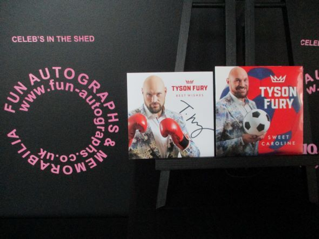 Tyson Fury - 'Sweet Caroline' Single + Authentic Autographed Single Insert Card (10)