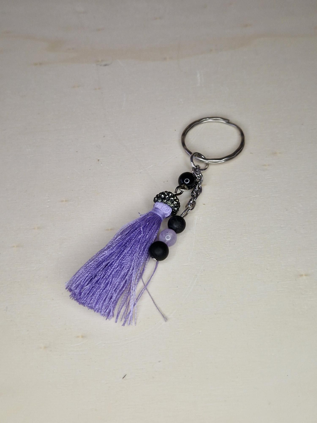 Porte-clés. Améthyste, Lapis-Lazuli / 020