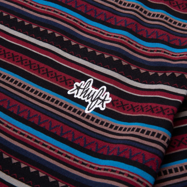 HUF T-shirt mezza manica rgata