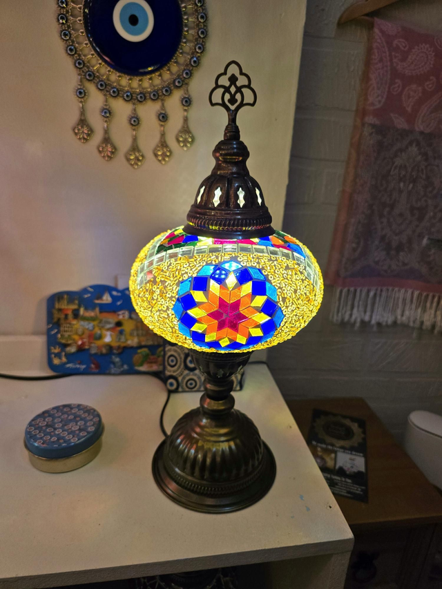 Large Mosaic Table Lamp