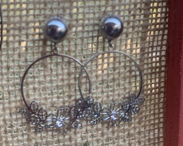 Boucle d’oreille Flower