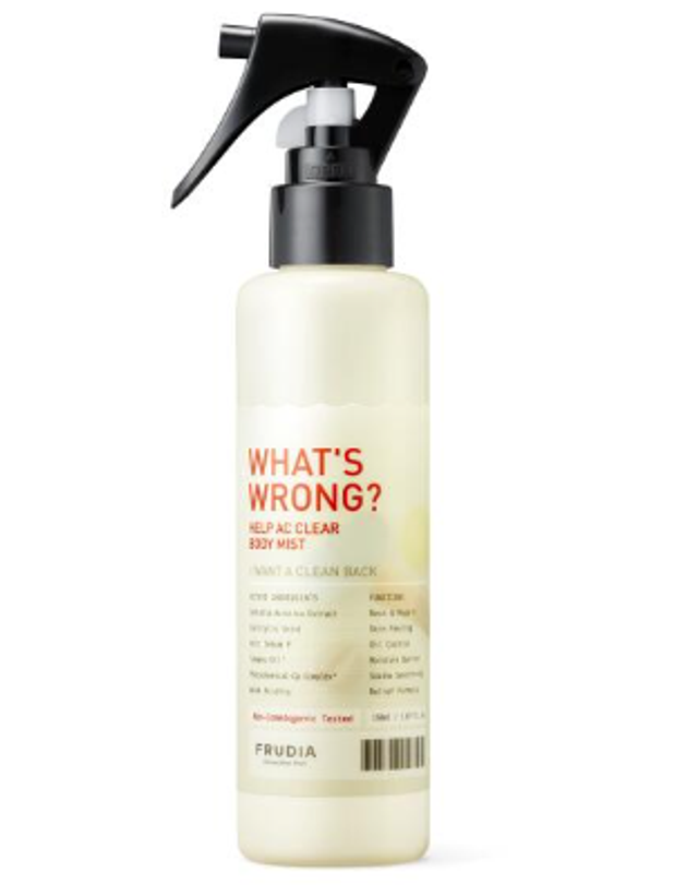 spray corpo esfoliante marca Frudia 