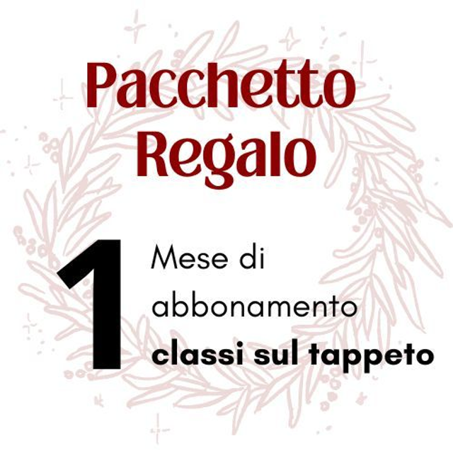 Pacchetto Regalo: Abbonamento Mensile classi su tappeto + Calzini antiscivolo