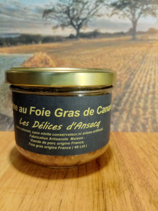 Terrine au Foie gras de Canard.