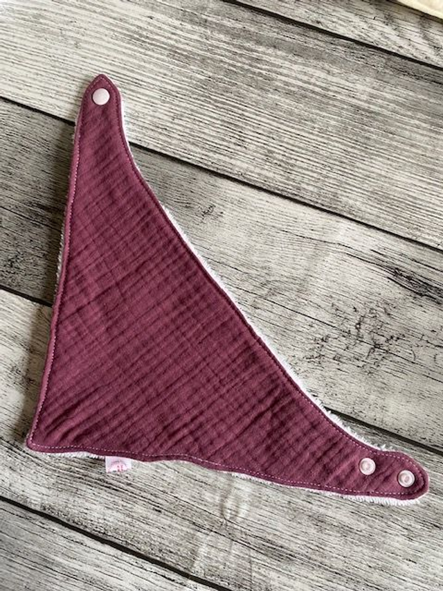 Bavoir bandana - Violet