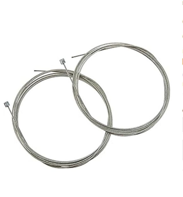 2 Cables de Cambio de 1,2 mm x 2100 mm, galvanizados.