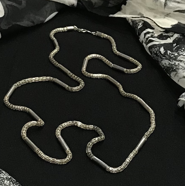 Silver Coloured Necklace- NEC63