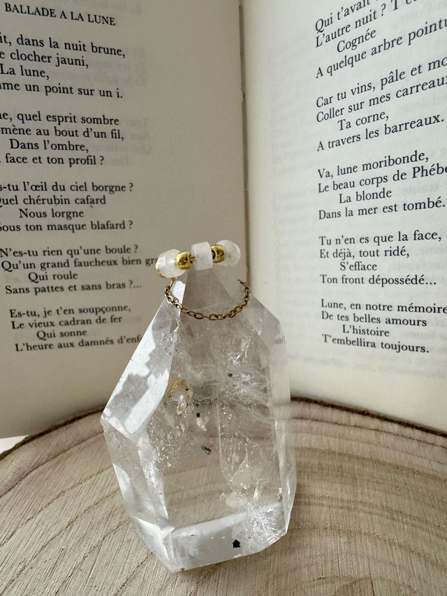 Ear Cuff Lune Dorée - Pierre de Lune