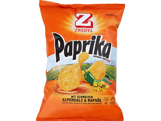 Zweifel Original Chips Paprika Familie 280g