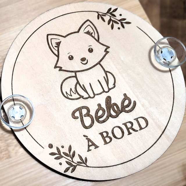 Panneau voiture &quot;Bébé à bord&quot;